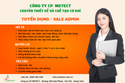 metect tuyển dụng